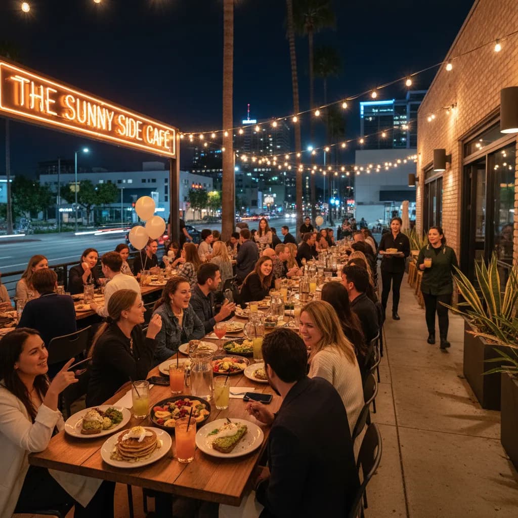Cover image for LA Brunch Spots For Groups And Birthdays in LA.