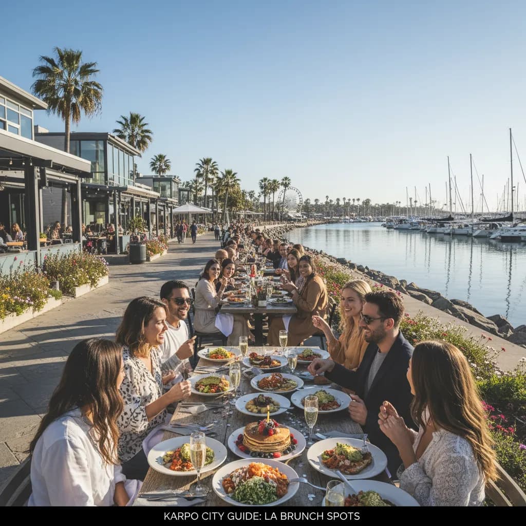 Local route detail for LA Brunch Spots For Groups And Birthdays in LA.