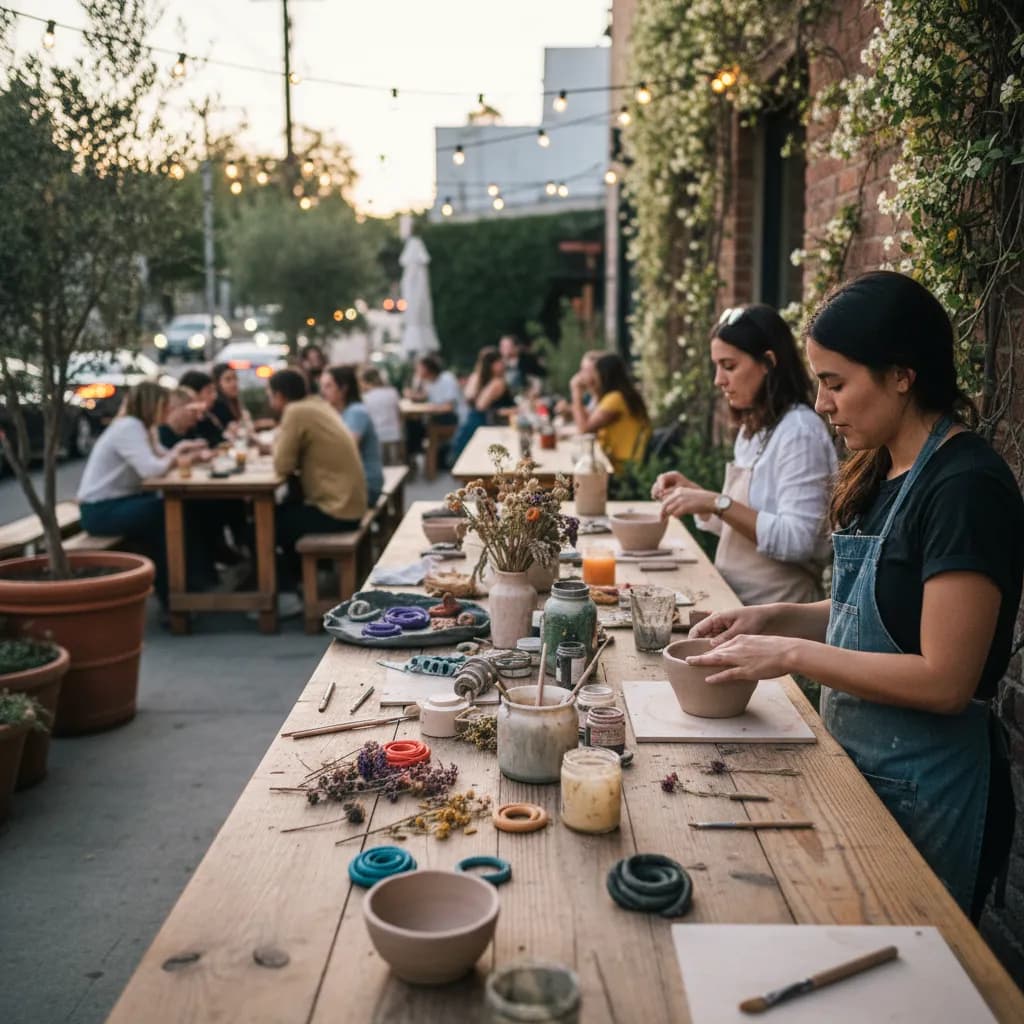 Local route detail for LA Outdoor Dining Spots For Warm Summer Evenings in LA.