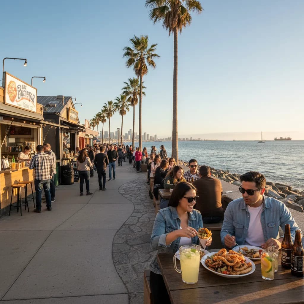 Local route detail for LA Waterfront Walks With Food Stops And Drinks in LA.