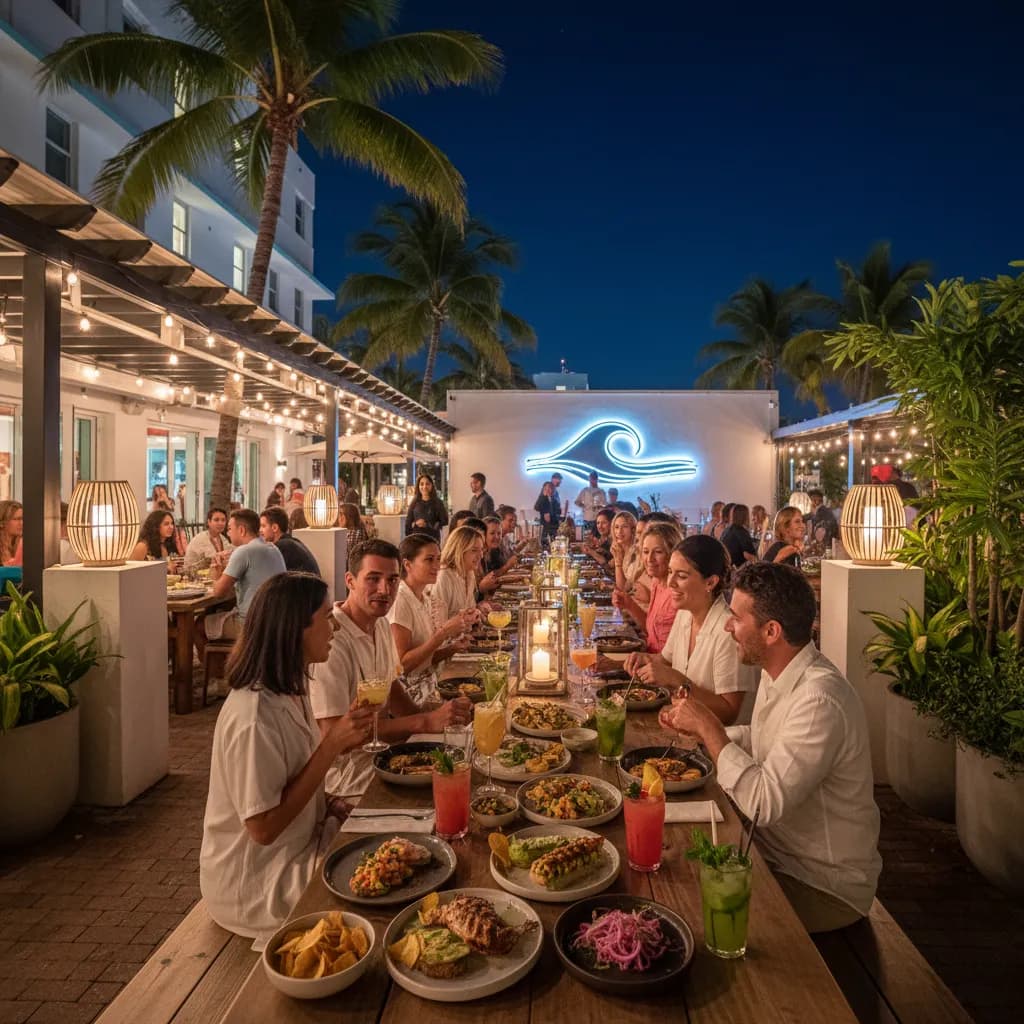 Cover image for Miami Beach Day Plans With Food And Drinks in Miami.