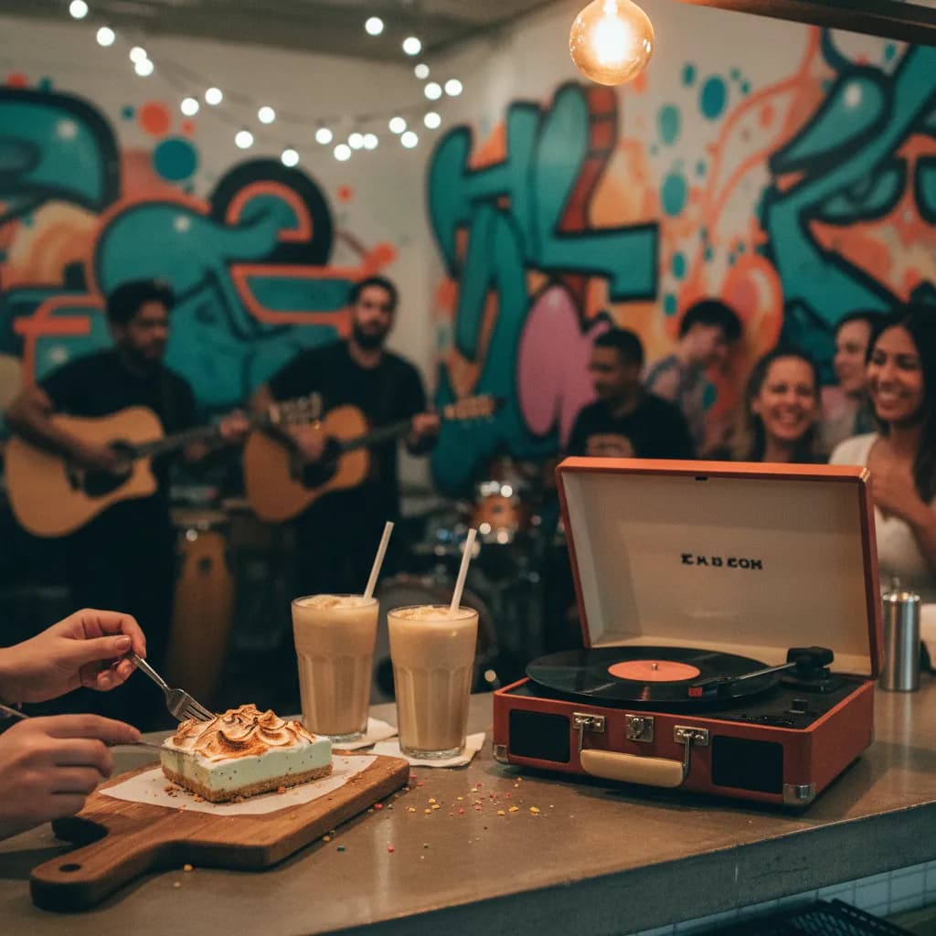 Cover image for Miami Cheap Date Ideas With Music And Dessert in Miami.