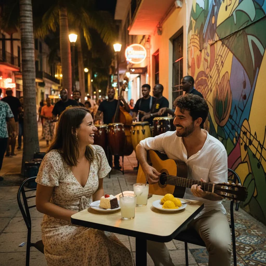 Local route detail for Miami Cheap Date Ideas With Music And Dessert in Miami.