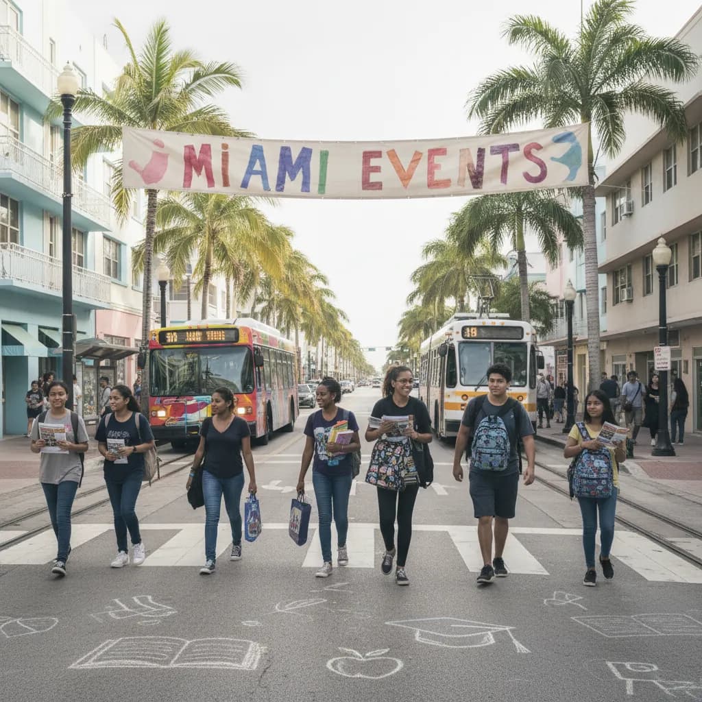 Local route detail for Miami Eventbrite Events Worth Saving This Week in Miami.