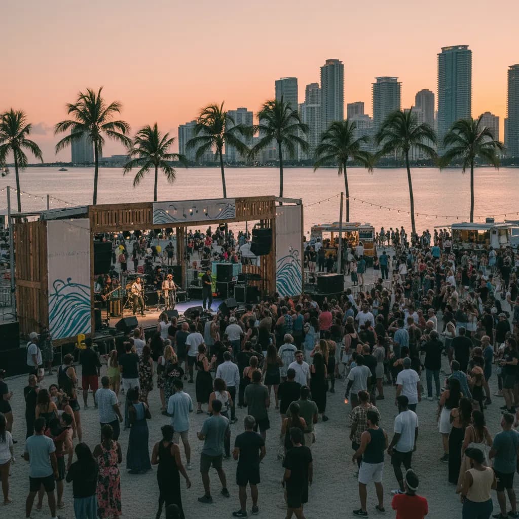 Local route detail for Miami Outdoor Concerts To Check Before Tickets Sell Out in Miami.