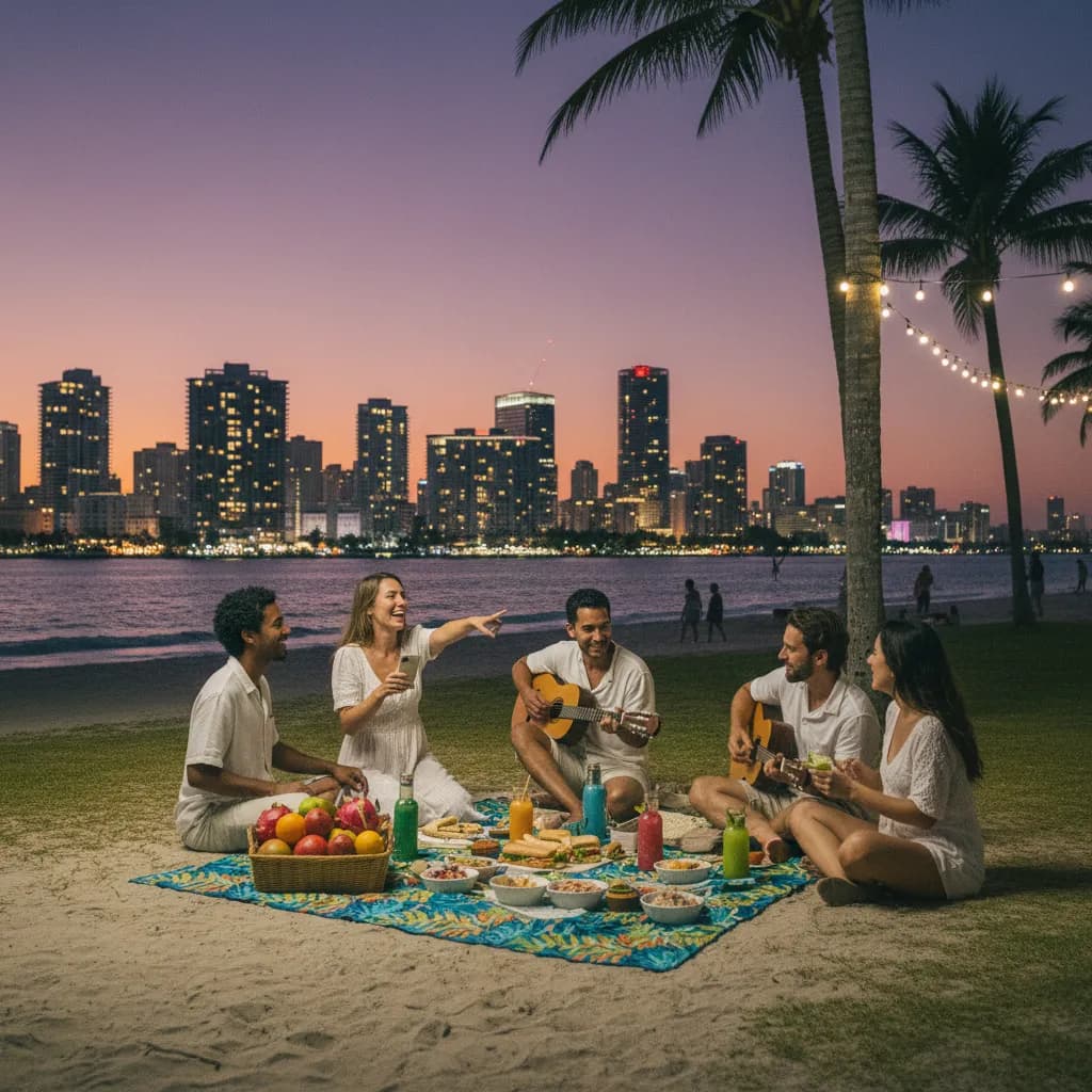 Cover image for Miami Picnic Plans With Parks, Beaches, And Snacks in Miami.