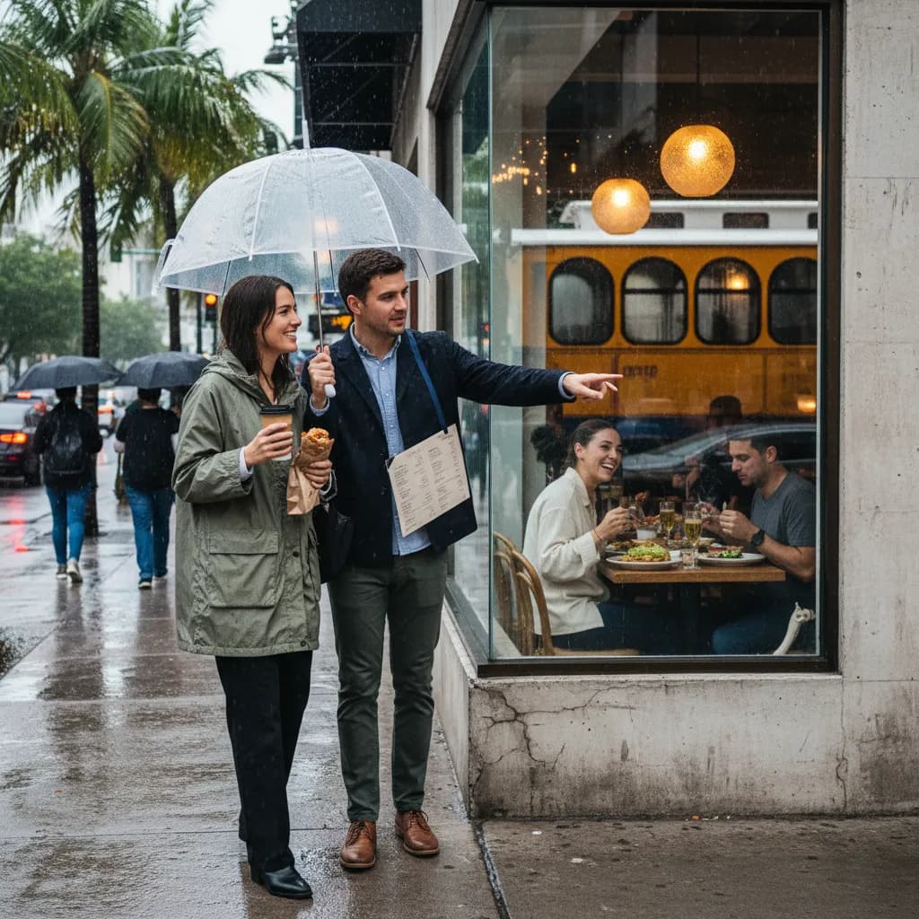 Local route detail for Miami Rainy Day Plans: Museums, Movies, And Brunch in Miami.