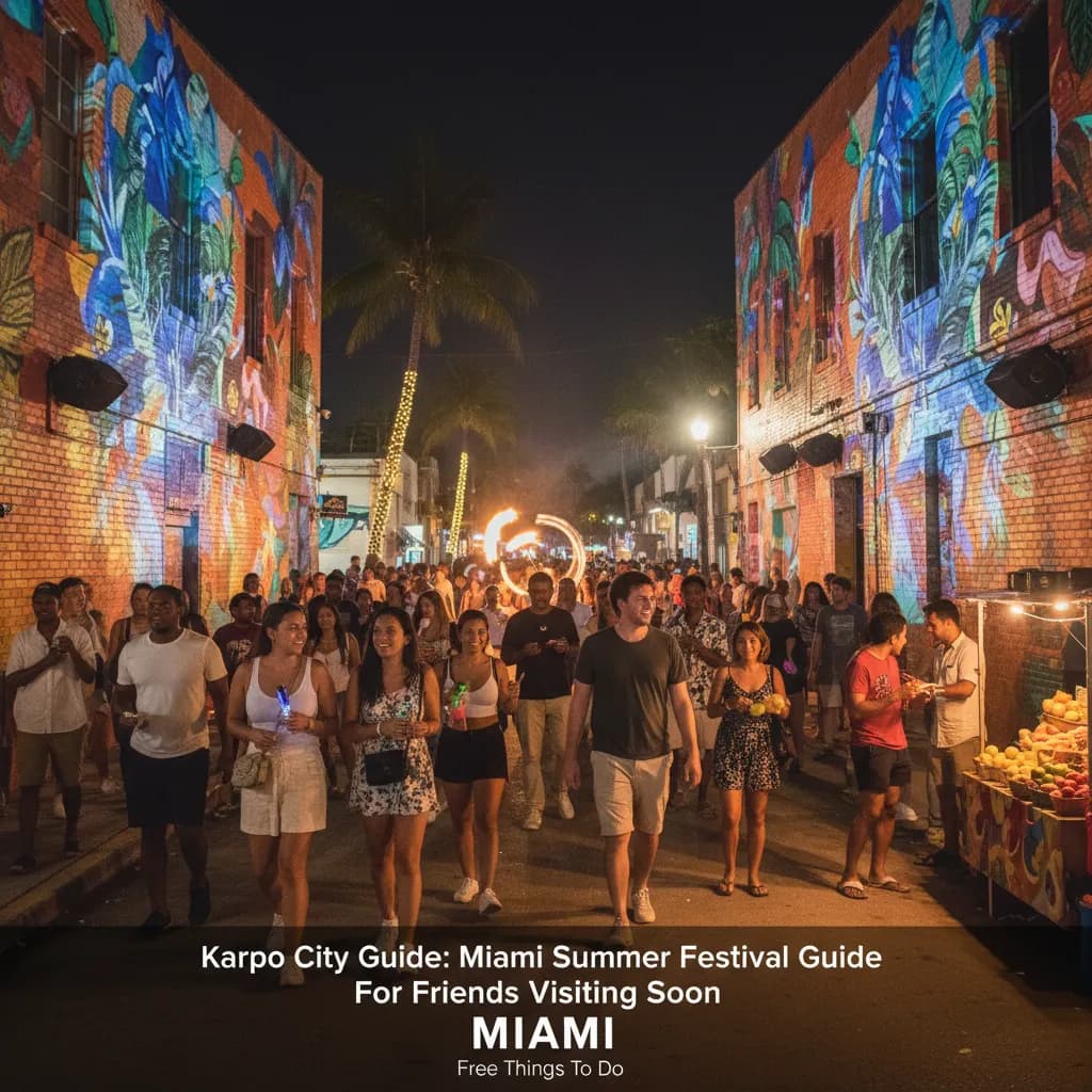 Local route detail for Miami Summer Festival Guide For Friends Visiting Soon in Miami.