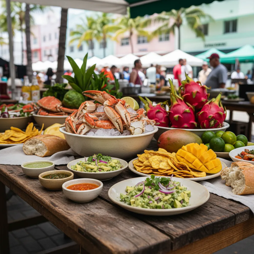 Editorial scene for Miami Weekend Food Crawl Ideas From Trending Searches in Miami.