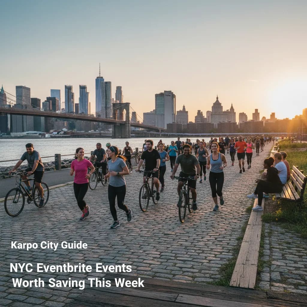 Local route detail for NYC Eventbrite Events Worth Saving This Week in NYC.