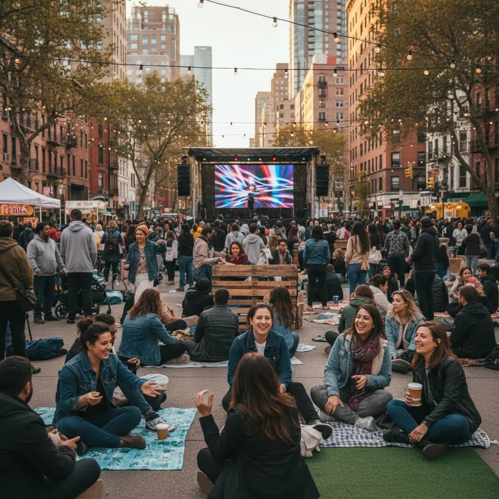 Editorial scene for NYC Local Events This Weekend For Adults And Friends in NYC.