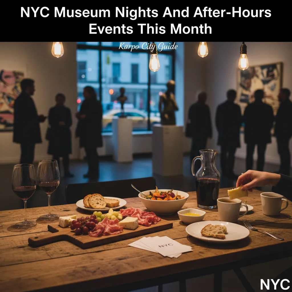 Editorial scene for NYC Museum Nights And After-Hours Events This Month in NYC.