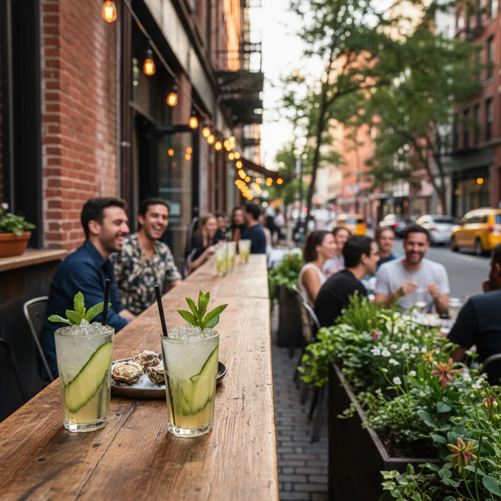 Cover image for NYC Outdoor Dining Spots For Warm August Evenings in NYC.