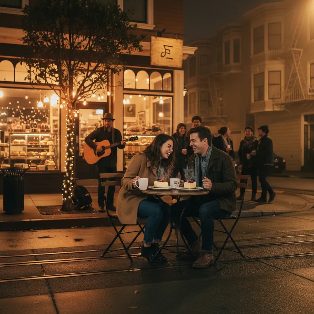 Cover image for SF Cheap Date Ideas With Music And Dessert in SF.