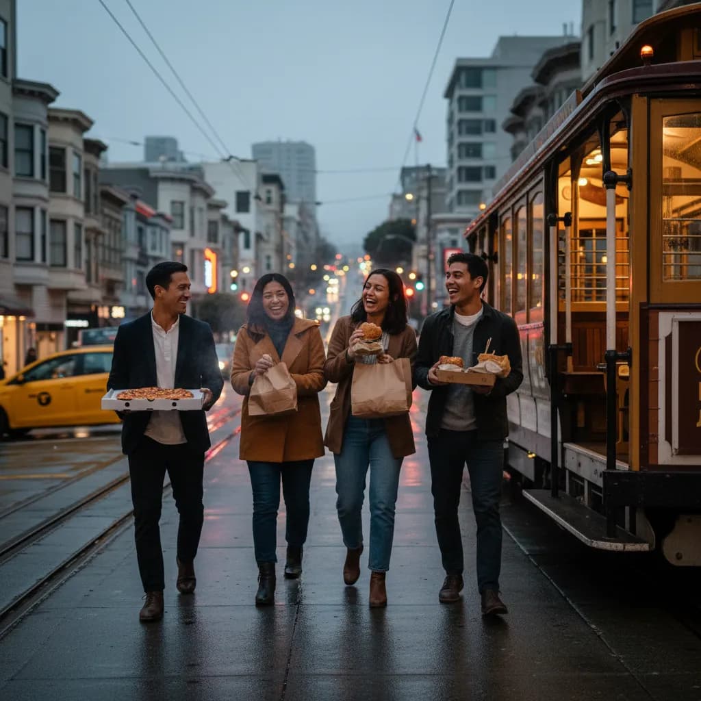Cover image for SF Indie Movie Nights With Dinner Plans in SF.