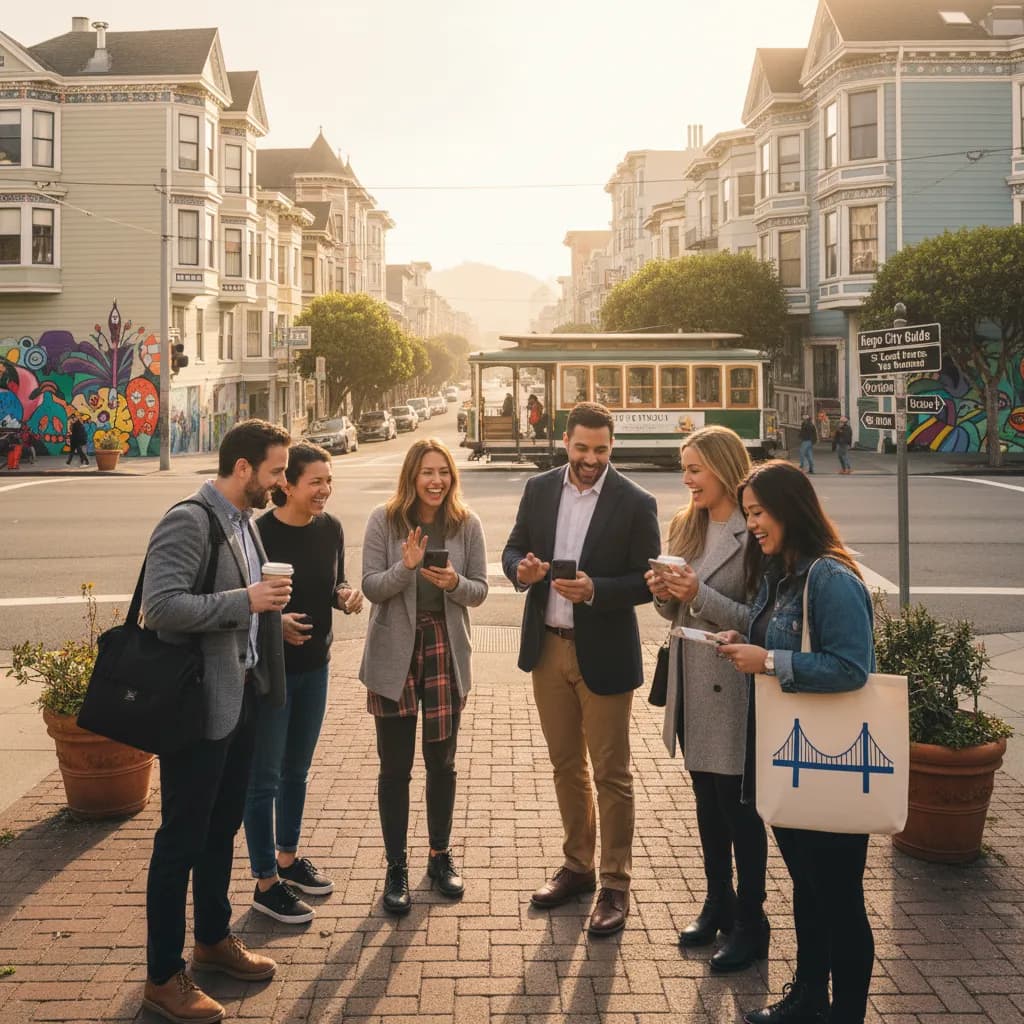 Editorial scene for SF Local Events This Weekend For Adults And Friends in SF.