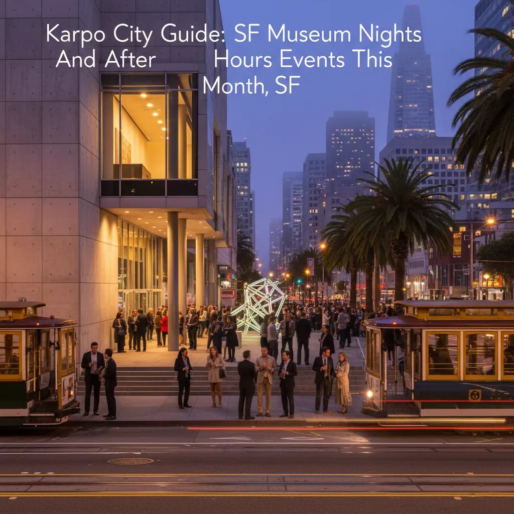 Cover image for SF Museum Nights And After-Hours Events This Month in SF.