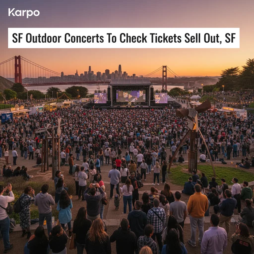 Editorial scene for SF Outdoor Concerts To Check Before Tickets Sell Out in SF.