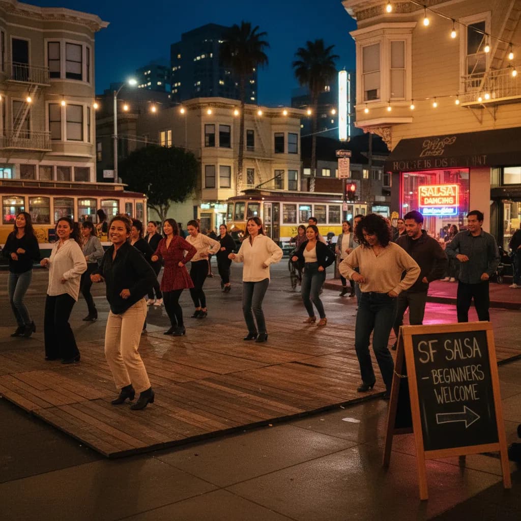 Cover image for SF Salsa Nights For Beginners This Weekend in SF.