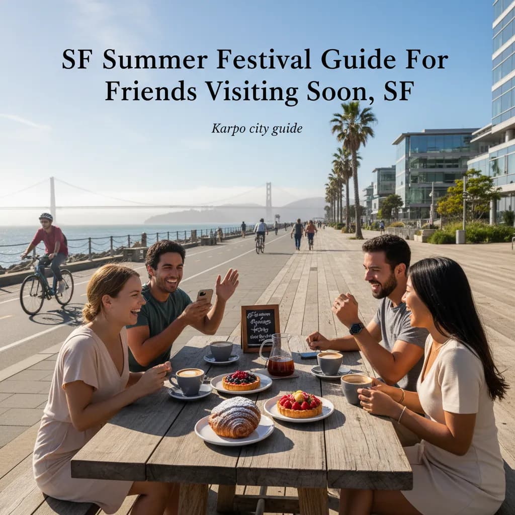 Local route detail for SF Summer Festival Guide For Friends Visiting Soon in SF.