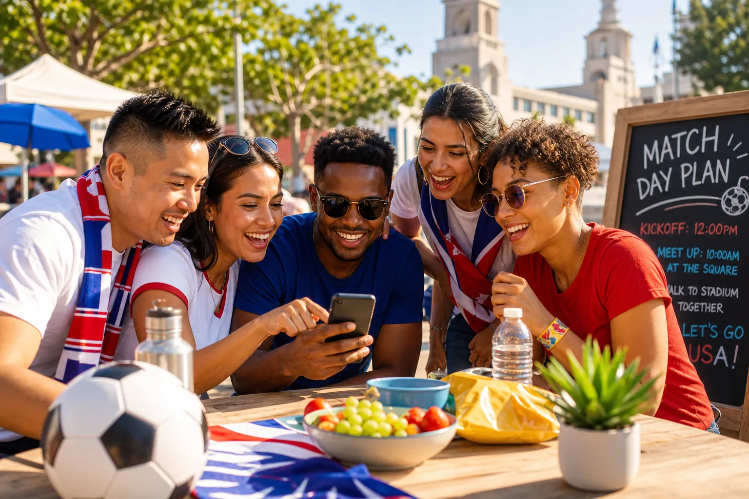 San Francisco Bay Area World Cup public fan route detail