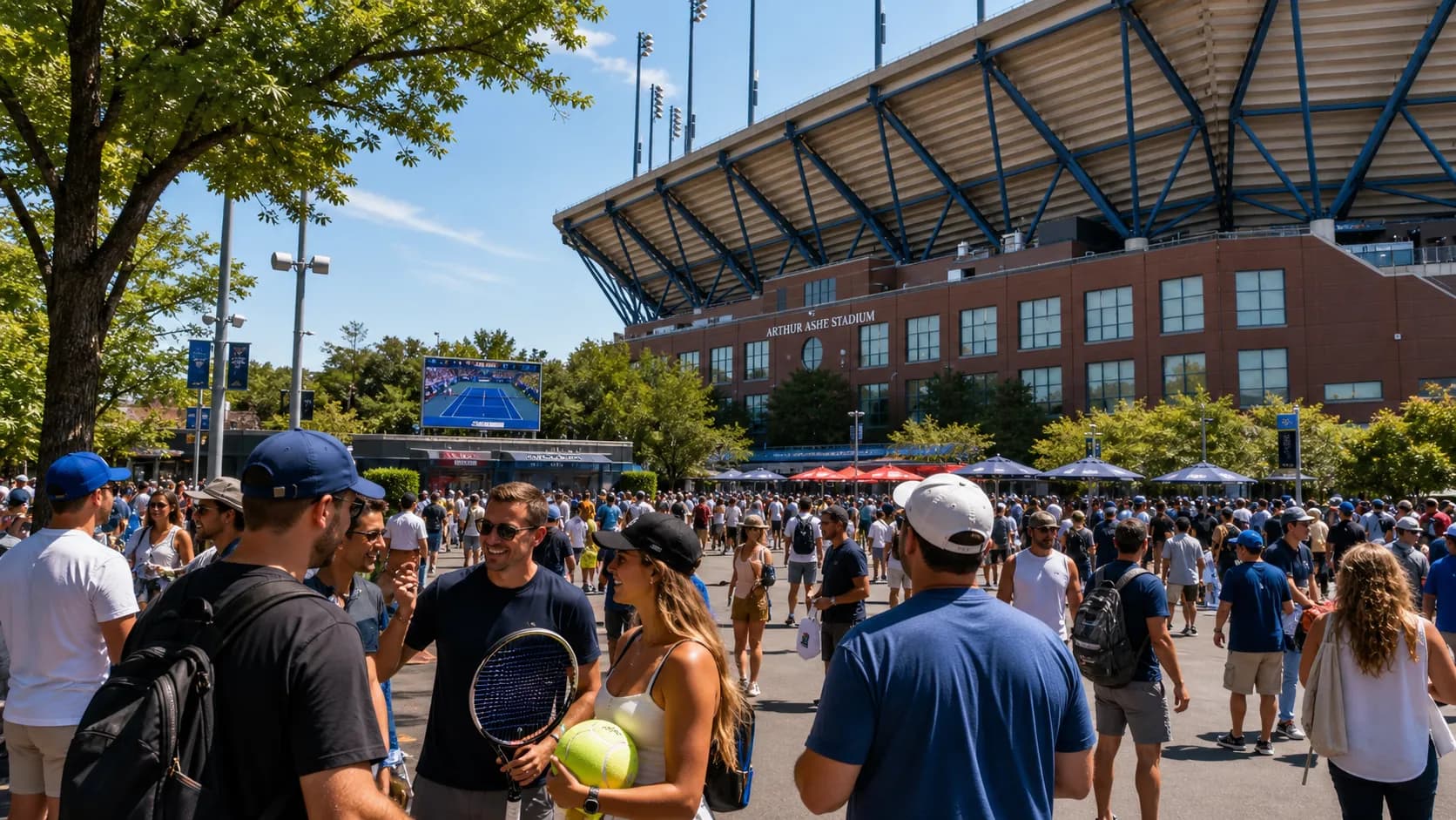 Bright US Open tennis atmosphere illustrating US Open 2026 Ticket Prices: When Should Fans Buy?.