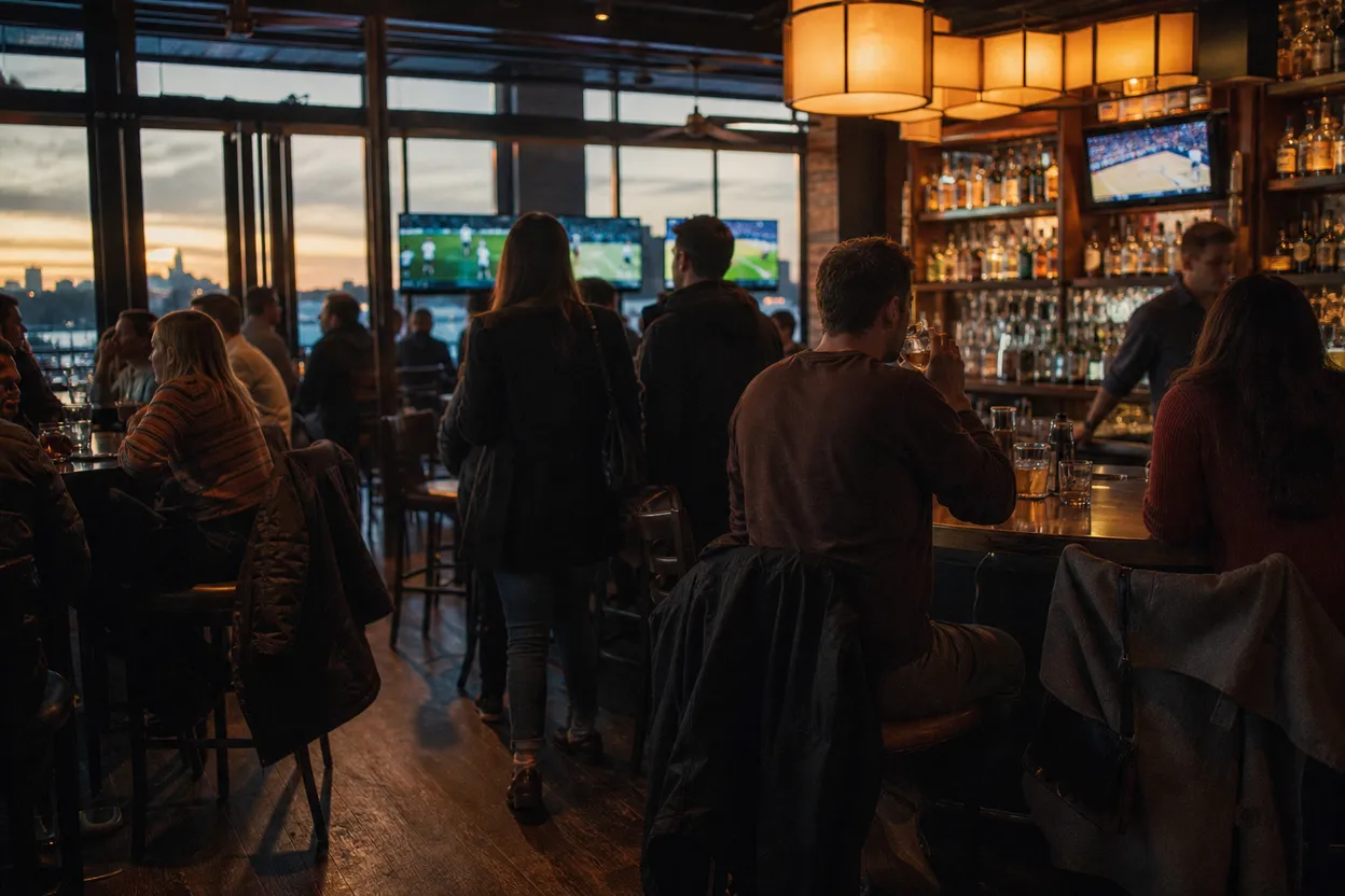 NYC experience scene for US Open Tennis at The Junction: A Midtown Weeknight Watch Plan