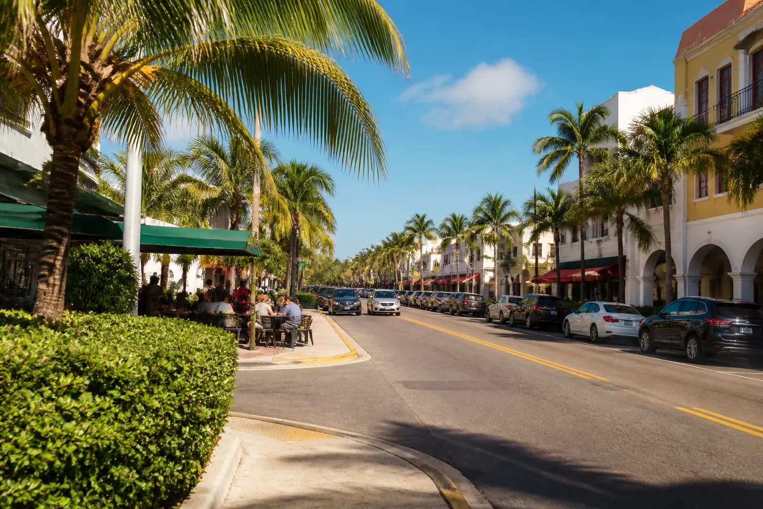 Realistic editorial Miami local-life photograph