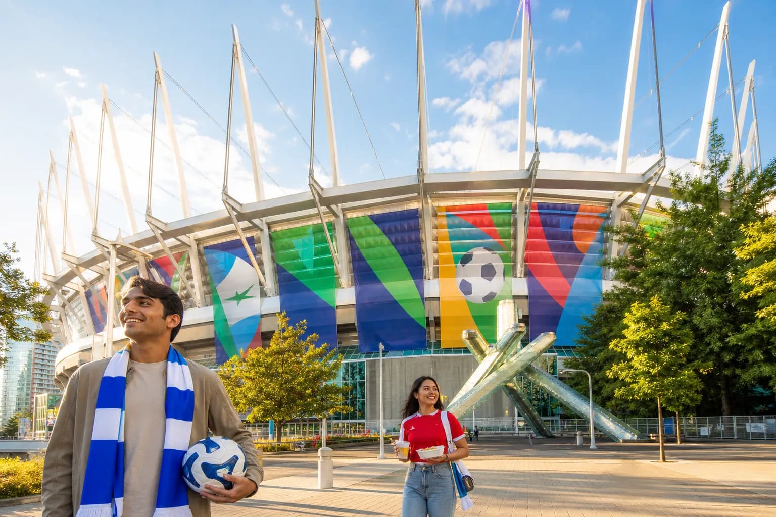Vancouver World Cup match-day scene