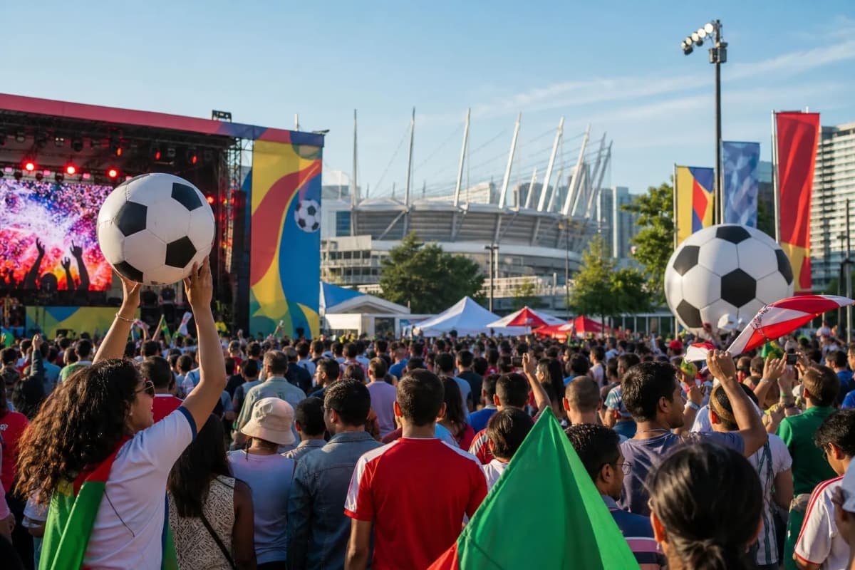 Vancouver World Cup match-day scene