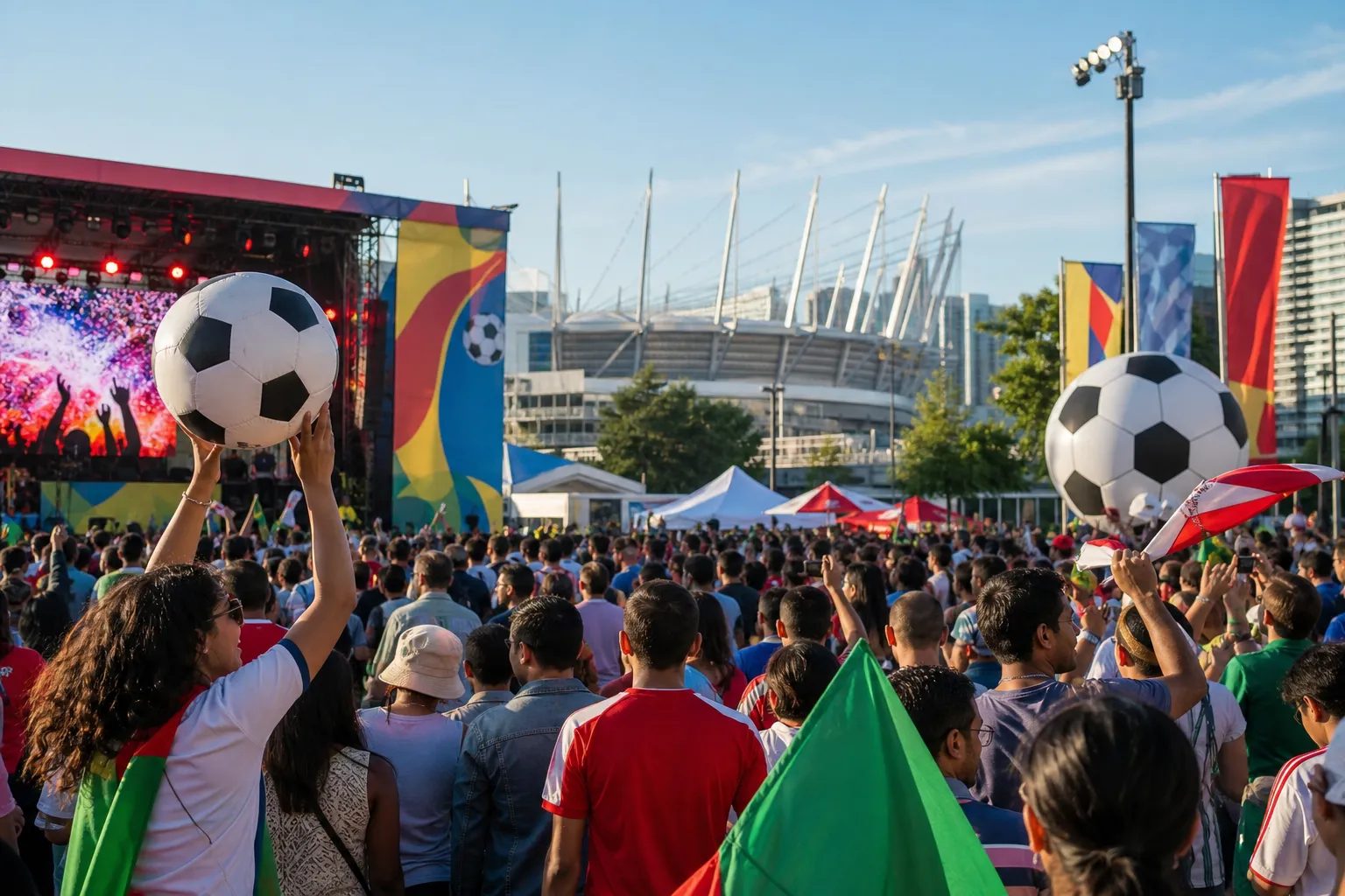 Vancouver World Cup match-day scene