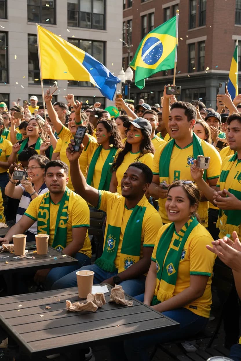 Brazil fans building a public World Cup route around New Jersey