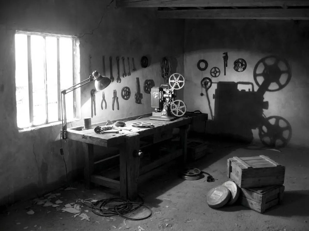 Vintage Film Projector Repair Workshop in Sunnyside