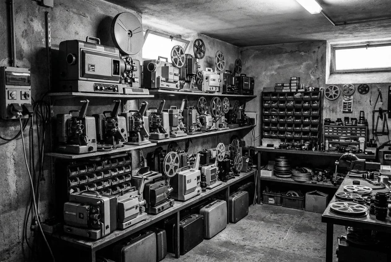 Vintage Film Projector Repair Workshop in Sunnyside