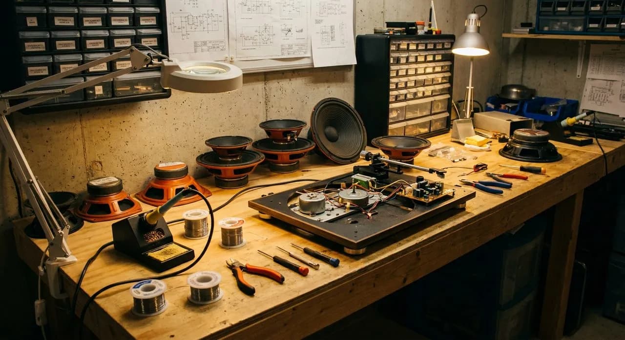 Vintage Hi-Fi Repair Shop on the Upper West Side