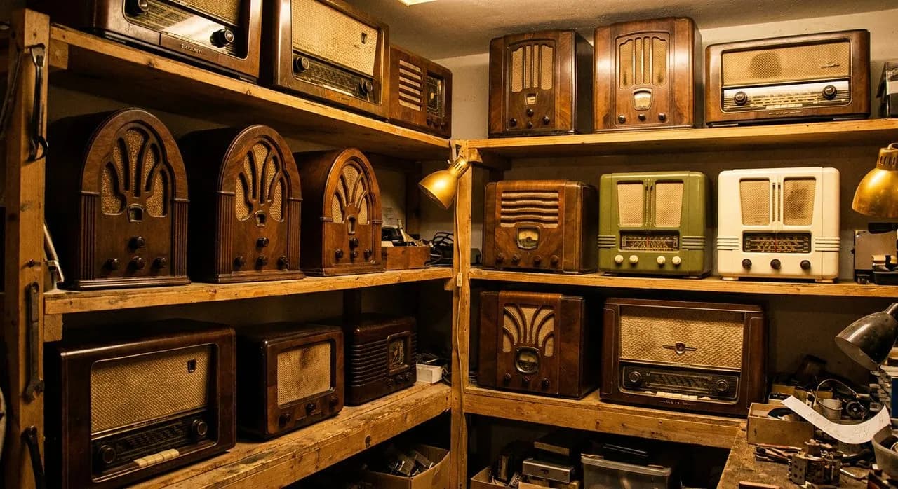 Vintage Radio Repair and Collection in Park Slope