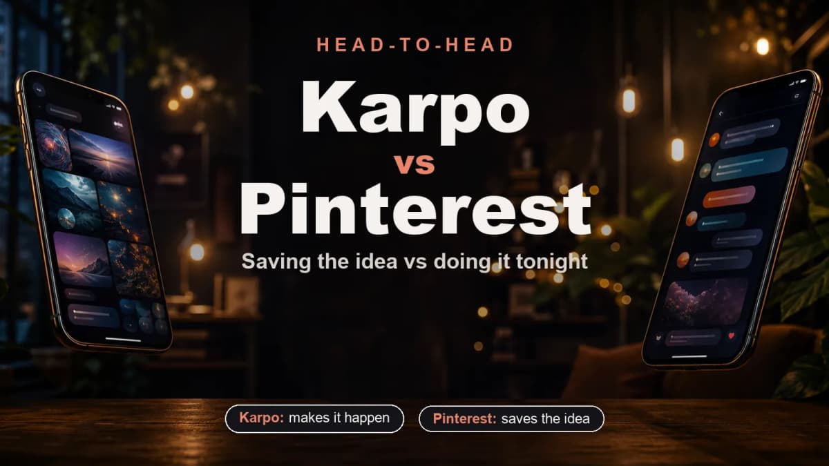 Head-to-head cover: Karpo vs Pinterest
