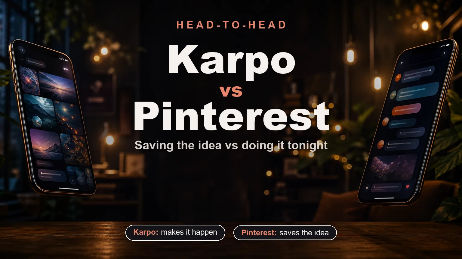 Head-to-head cover: Karpo vs Pinterest