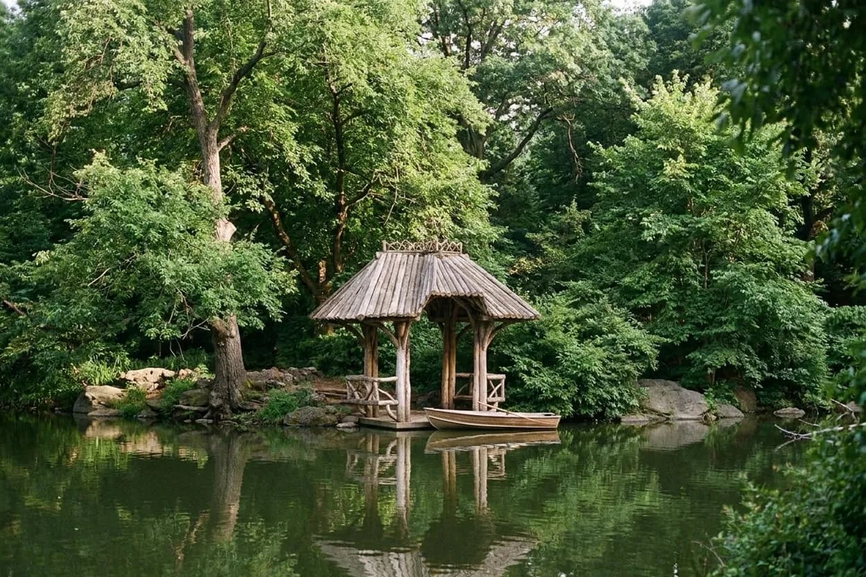 Realistic exterior view of Wagner Cove Boat Landing in NYC
