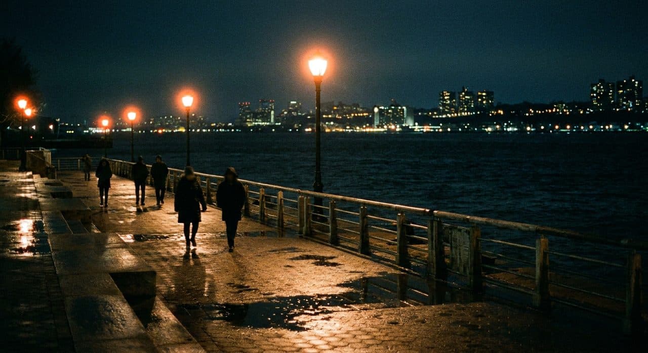 Walk the Hudson River Esplanade After a Late Cape Fear Screening - cover image