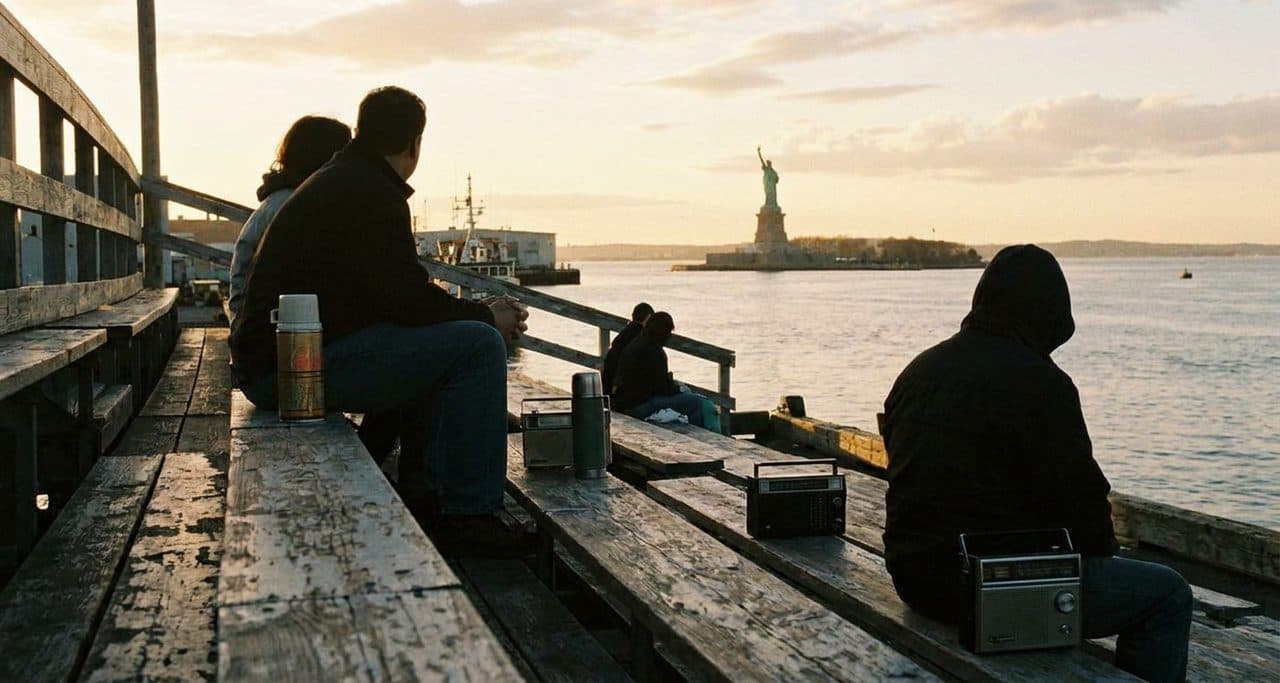 Watch Mexico vs Serbia From Red Hook's Free Waterfront Bleachers - scene