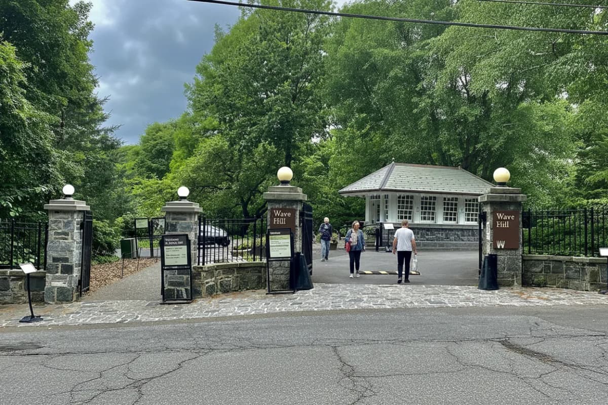 Cover scene for Wave Hill at Opening Time: A Quiet Riverdale Garden Morning