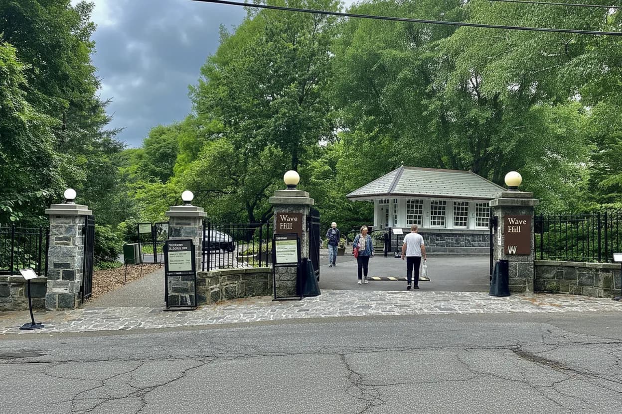 Cover scene for Wave Hill at Opening Time: A Quiet Riverdale Garden Morning