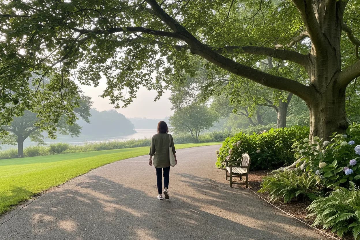 NYC experience scene for Wave Hill at Opening Time: A Quiet Riverdale Garden Morning