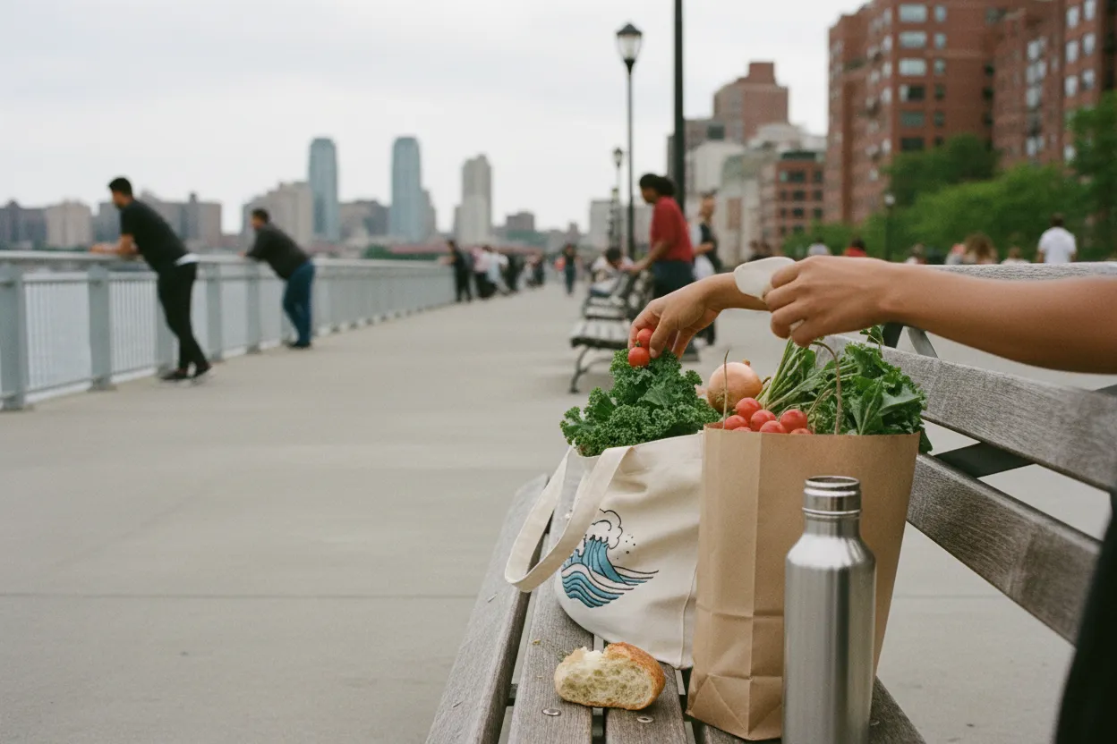 Editorial detail for West Harlem Piers Spray-Mist Pause When the Hudson Path Feels Too Exposed