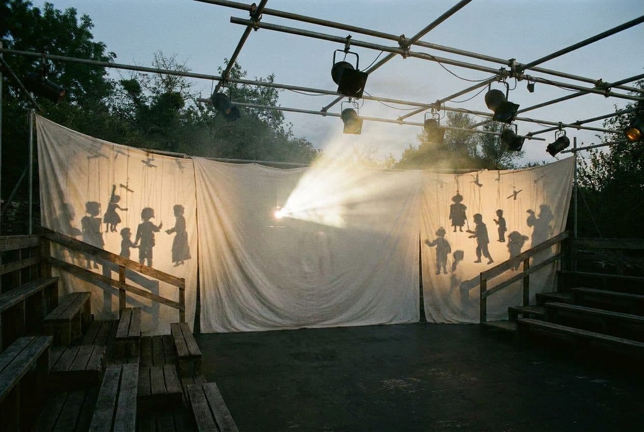What Niche Subculture Gathers to Watch Norway vs Morocco at a Puppet Theater? - scene