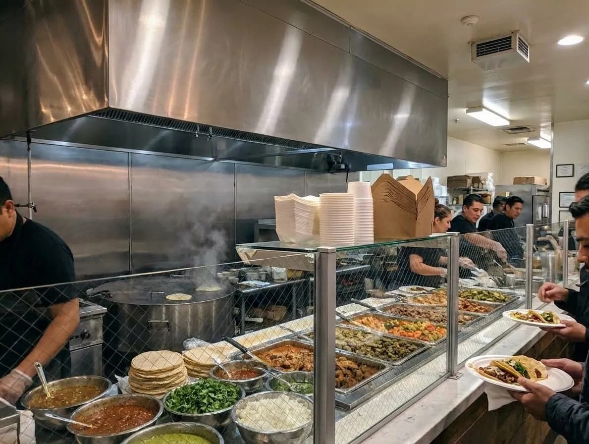 Tacos and counter service at Guisados in Los Angeles