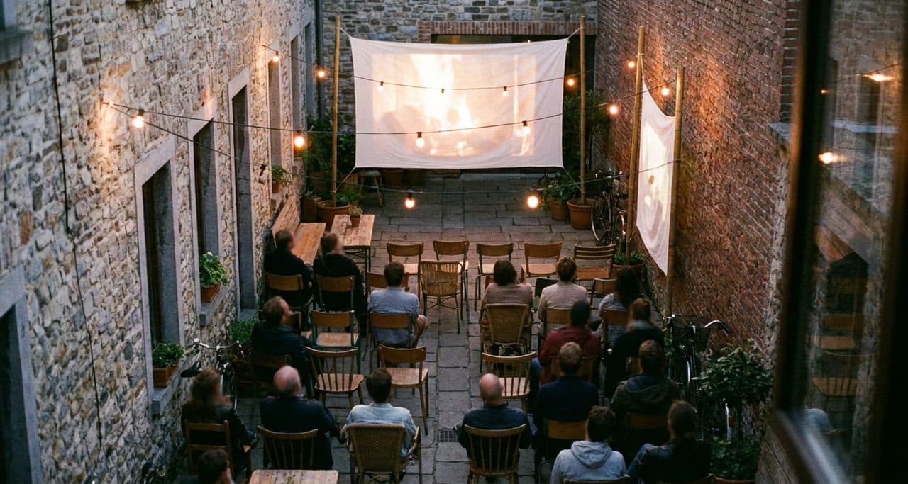 What Time Is the World Cup Opening Ceremony Watch Happening at the Italian Market Courtyard? - scene