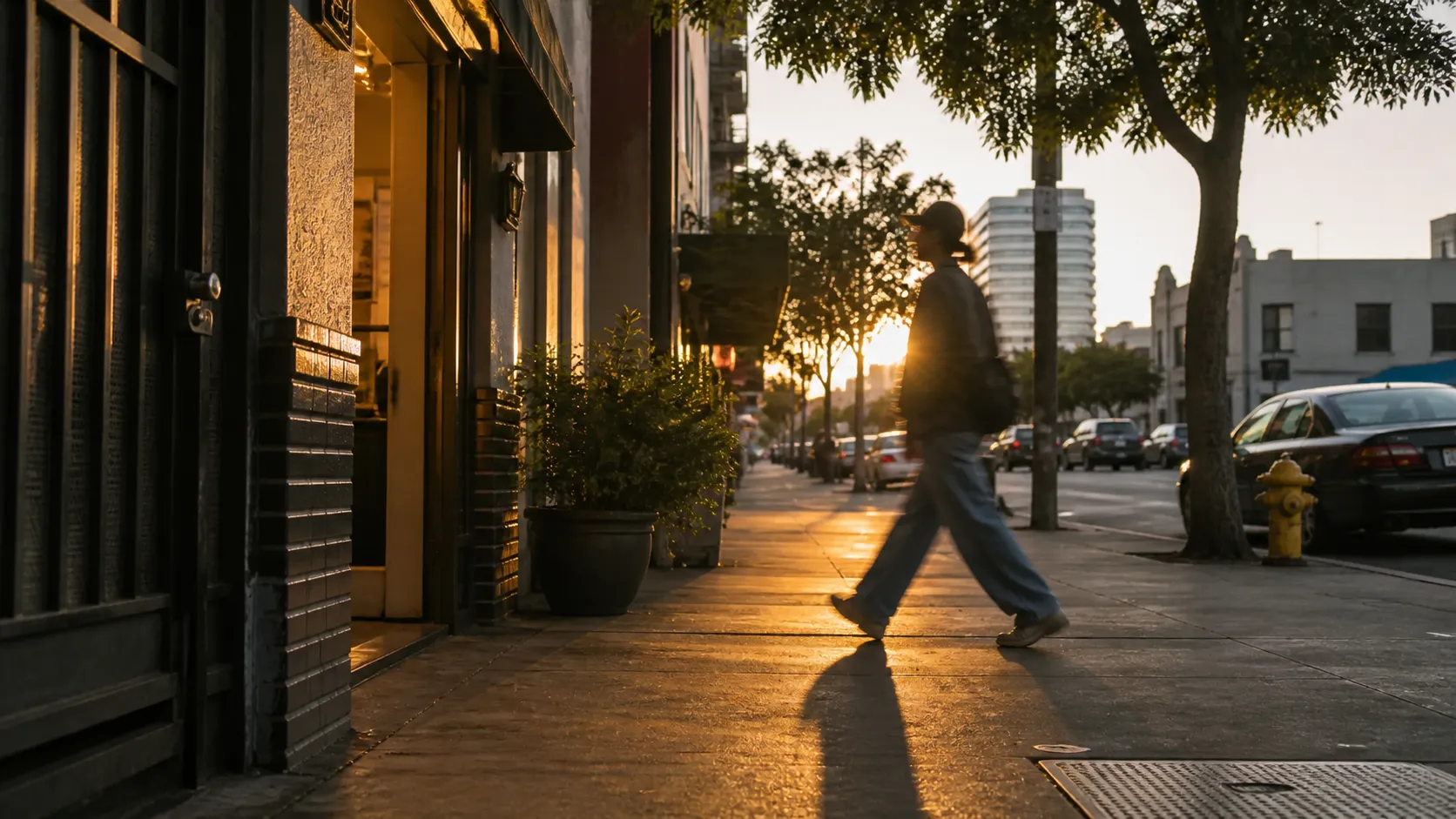 Realistic city scene for Where enes kanter Meets a Better Los Angeles Afternoon image 3