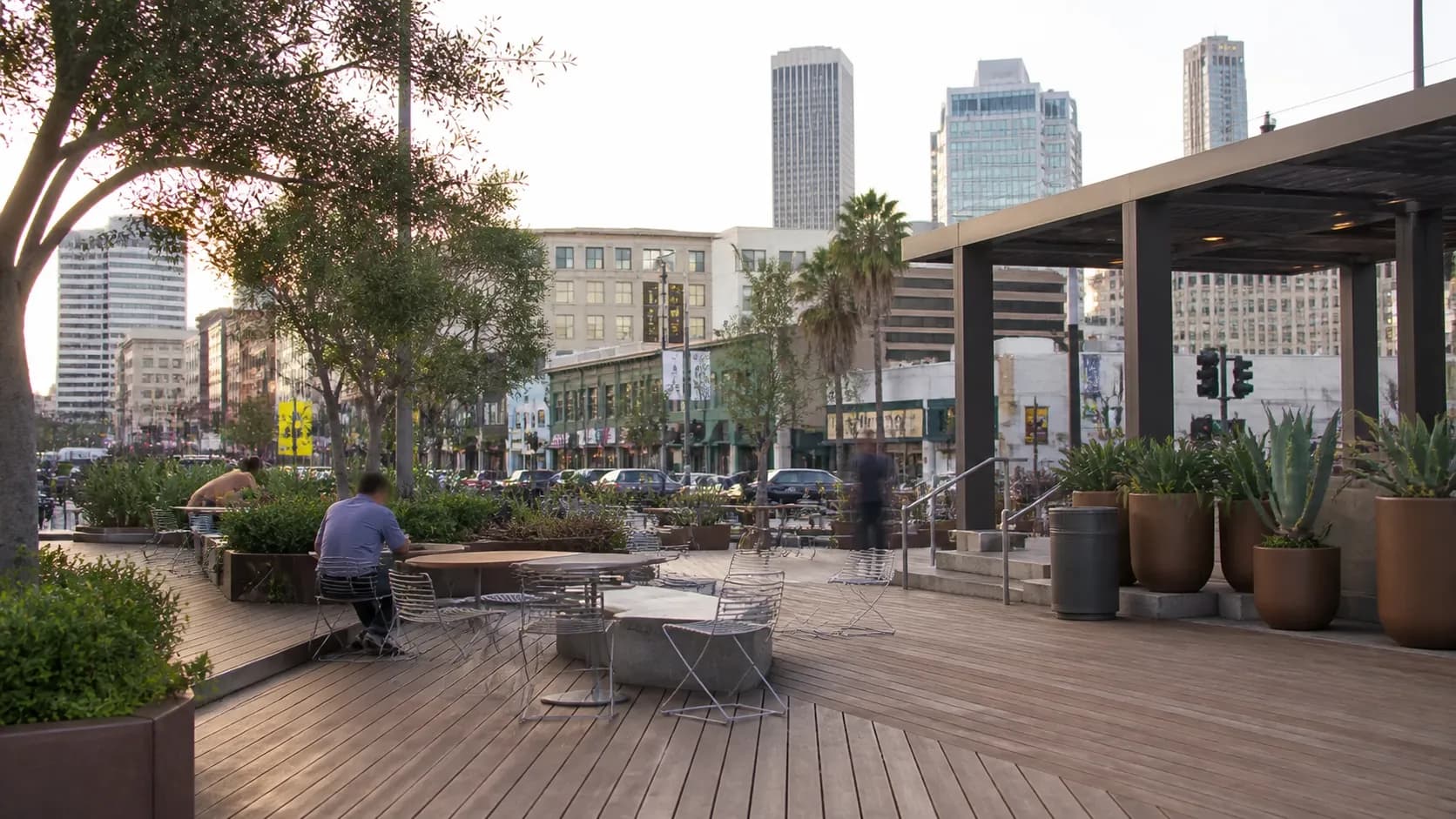 Realistic city scene for Where jenna ortega Meets a Better Los Angeles Afternoon
